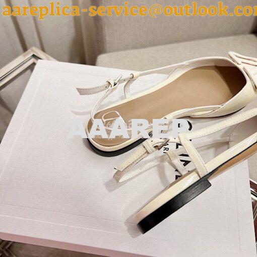 Replica Valentino Vlogo Signature Patent Leather Slingback Pump  VW0S0 4