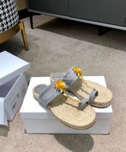 Replica Dior Jardin Thong Sandal KCQ417 Grey