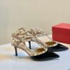 Replica Valentino Garavani Rockstud Caged Pump 65mm Ivory 10