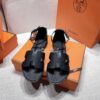 Replica Hermes Auteuil Sandal H201089 Black 7