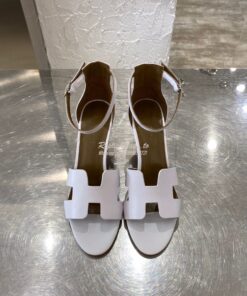 Replica Hermes Legend Sandal H172196 White 2