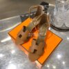 Replica Hermes Ancone Espadrille Sandals H201147 Brown 10