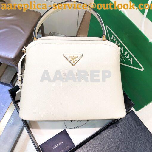 Replica Prada Matinee Mini Bag 1BA282 White