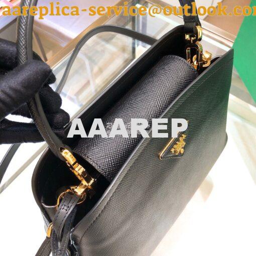 Replica Prada Matinee Mini Bag 1BA282 Black 6