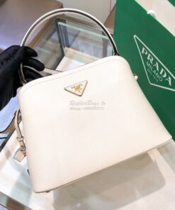 Replica Prada Matinee Mini Bag 1BA282 White 2