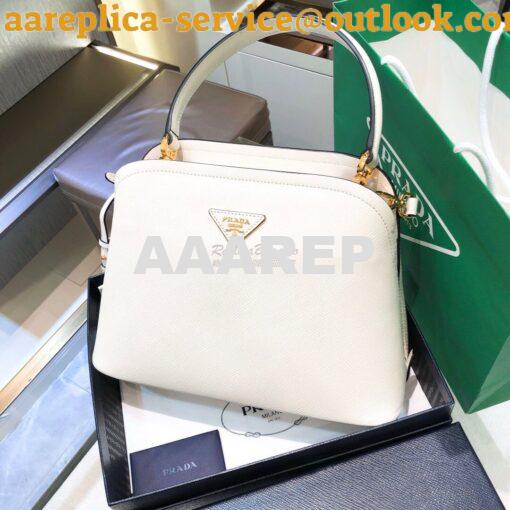 Replica Prada Matinee Mini Bag 1BA282 White 3