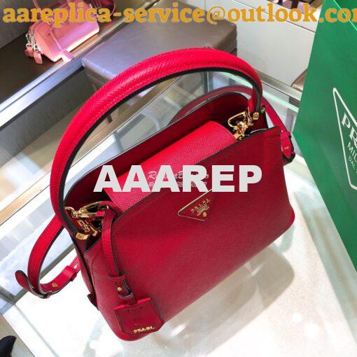 Replica Prada Matinee Mini Bag 1BA282 Red 6