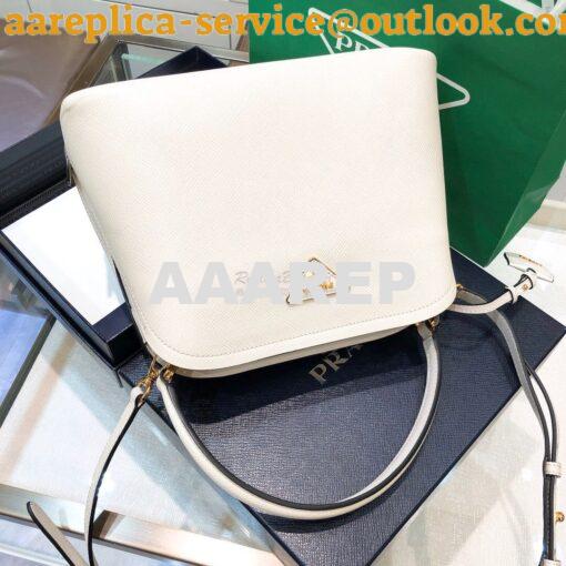 Replica Prada Matinee Mini Bag 1BA282 White 5