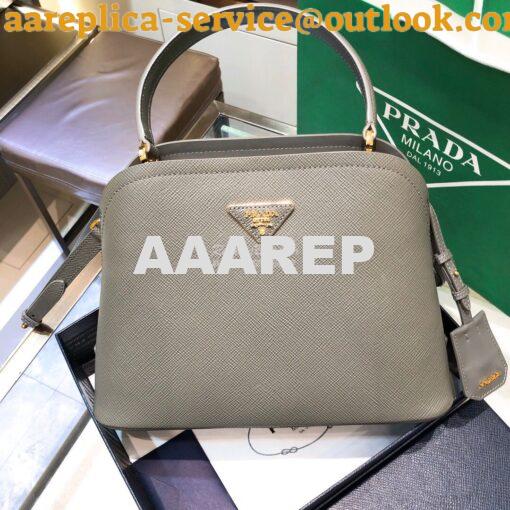 Replica Prada Matinee Mini Bag 1BA282 Grey