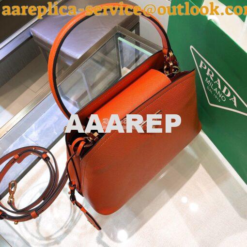 Replica Prada Matinee Mini Bag 1BA282 Orange 5