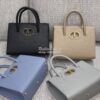 Replica Dior Medium St Honoré Tote Beige Grained Calfskin M9321U 14