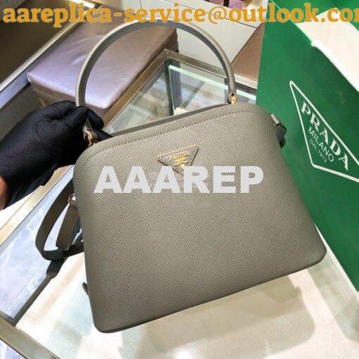 Replica Prada Matinee Mini Bag 1BA282 Grey 3