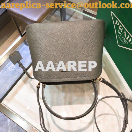 Replica Prada Matinee Mini Bag 1BA282 Grey 4