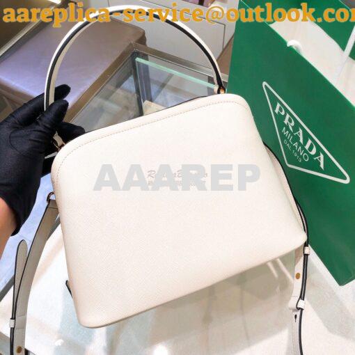 Replica Prada Matinee Mini Bag 1BA282 White 11