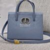 Replica Dior Medium St Honoré Tote Black Grained Calfskin M9321U 14