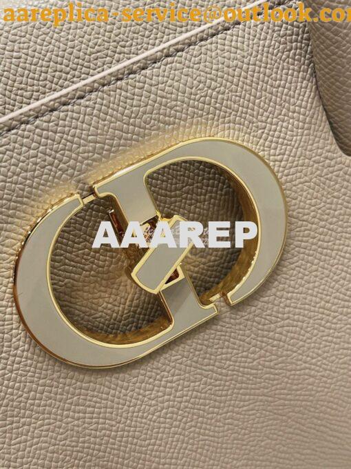 Replica Dior Medium St Honoré Tote Beige Grained Calfskin M9321U 8