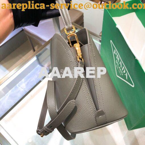 Replica Prada Matinee Mini Bag 1BA282 Grey 5