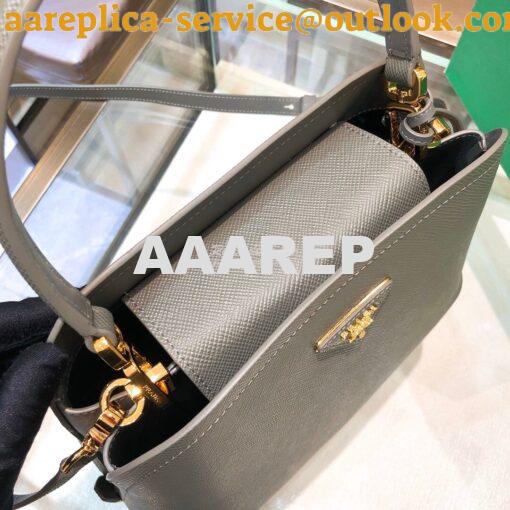 Replica Prada Matinee Mini Bag 1BA282 Grey 6