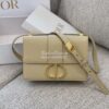 Replica Dior Medium St Honoré Tote Cloud Blue Grained Calfskin M9321U 14