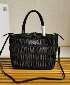 Replica Prada Nylon Tote 1BG321 Black