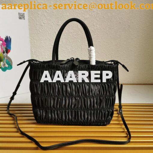 Replica Prada Nylon Tote 1BG321 Black