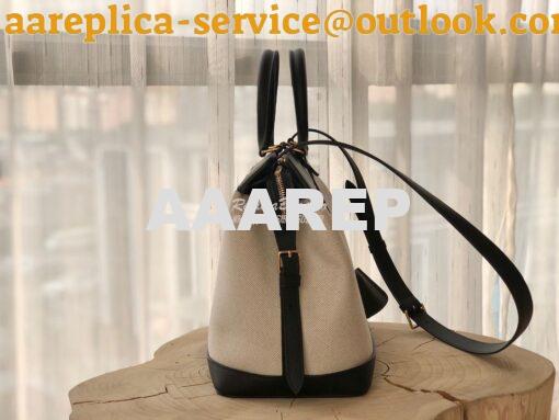 Replica Celine Medium Cabas De France Bag in Textile And Calfskin 1926 2