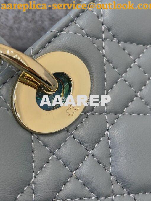 Replica Dior Lady Dior My ABCdior Lambskin Bag with Tonal Enamel Charm 9