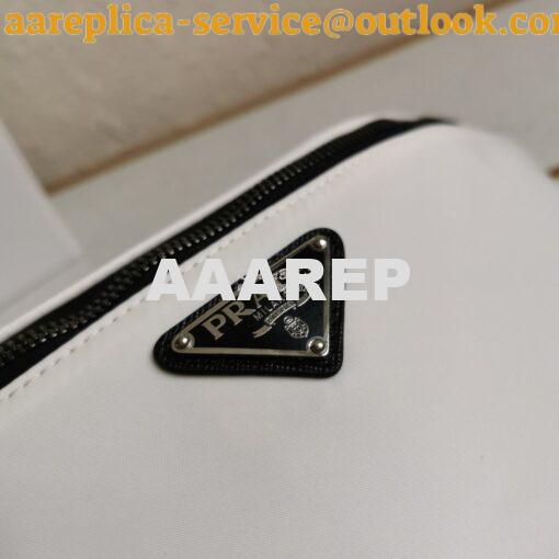 Replica Prada Nylon And Saffiano Leather Belt Bag 2VL033 14