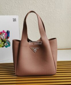 Replica Prada Leather Handbag 1BG335 Dust Pink