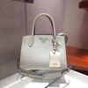 Replica Prada Monochrome Saffiano leather bag 1ba156 Green 11