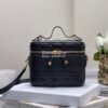 Replica Dior Medium Lady D-lite Bag Wine Cannage Embroidered Velvet M0 11