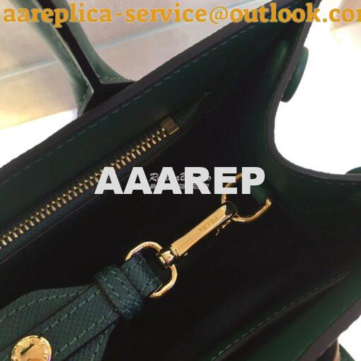 Replica Prada Monochrome Saffiano leather bag 1ba156 Green 5