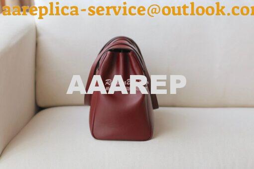 Replica Celine Large Soft 16 Bag In Smooth Calfskin 194043 Burgundy 4