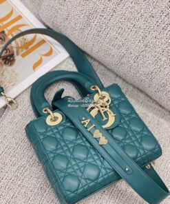 Replica Dior My ABCdior Lady Dior Bag M0538 Peacock Green 2