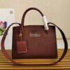 Replica Prada Raffia and Leather Bag 1BC126 9