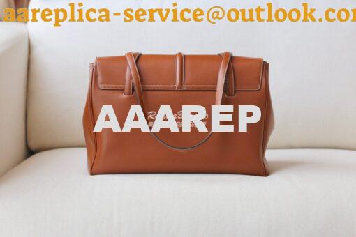 Replica Celine Large Soft 16 Bag In Smooth Calfskin 194043 Tan 9