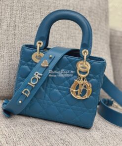 Replica Dior My ABCdior Lady Dior Bag M0538 Peacock Blue