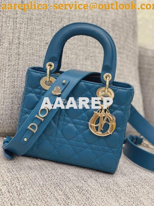 Replica Dior My ABCdior Lady Dior Bag M0538 Peacock Blue