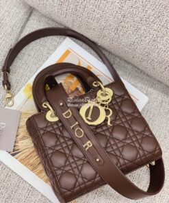 Replica Dior My ABCdior Lady Dior Bag M0538 Dark Brown 2