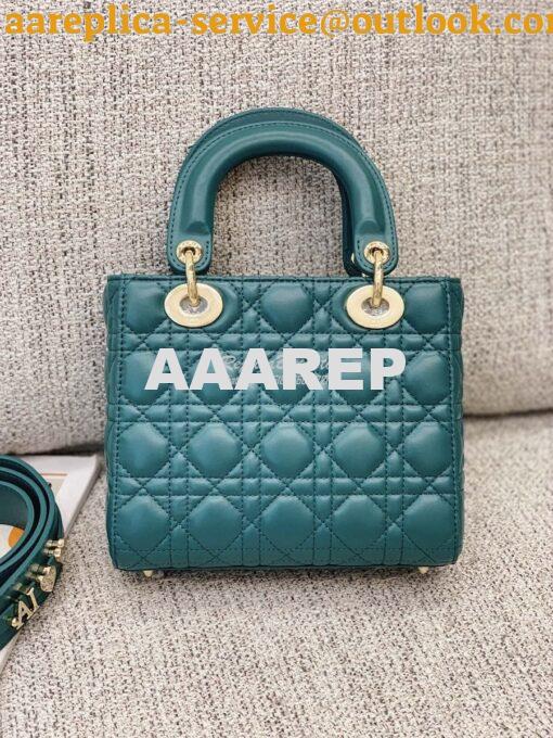 Replica Dior My ABCdior Lady Dior Bag M0538 Peacock Green 13