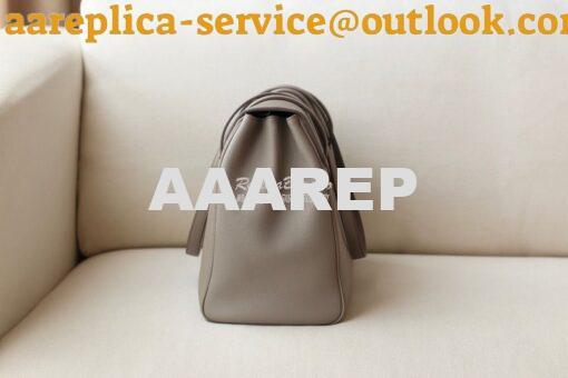 Replica Celine Large Soft 16 Bag In Supple Grained Calfskin 194043 Gre 5