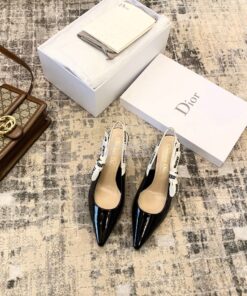 Replica Dior J'adior Pump KCC200 Black Patent 2