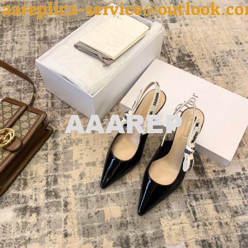 Replica Dior J'adior Pump KCC200 Black Patent 3