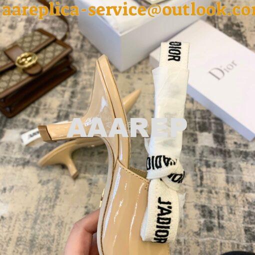 Replica Dior J'adior Pump KCC200 Nude Patent 9