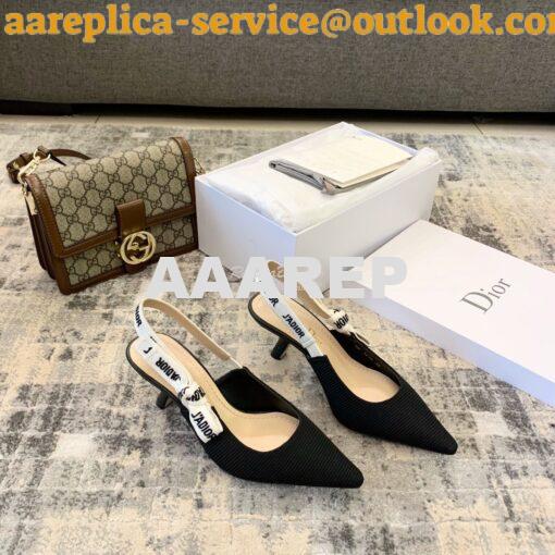 Replica Dior J'adior Pump KCC200 Black 2