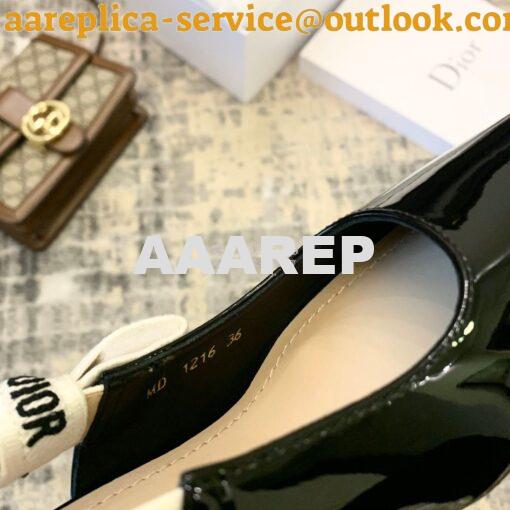 Replica Dior J'adior Pump KCC200 Black Patent 9