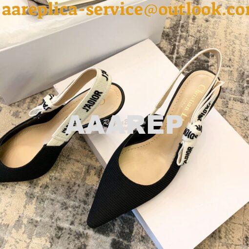 Replica Dior J'adior Pump KCC200 Black 5