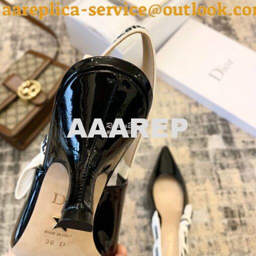 Replica Dior J'adior Pump KCC200 Black Patent 11