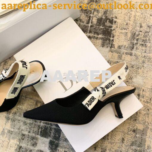 Replica Dior J'adior Pump KCC200 Black 7