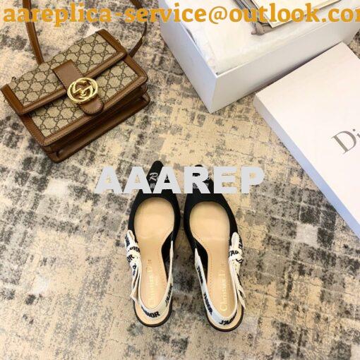 Replica Dior J'adior Pump KCC200 Black 9